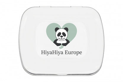 HiyaHiya Notion Tin with Pink Yarn Ball Stitch Markers and Knitter's Safety Pins