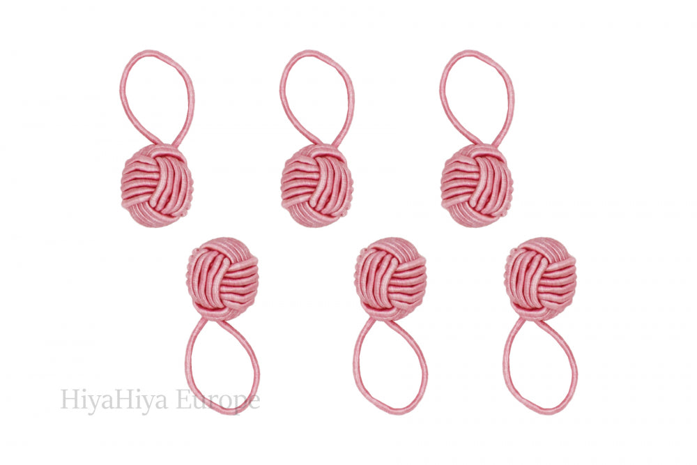 HiyaHiya Pink Yarn Ball Stitch Markers