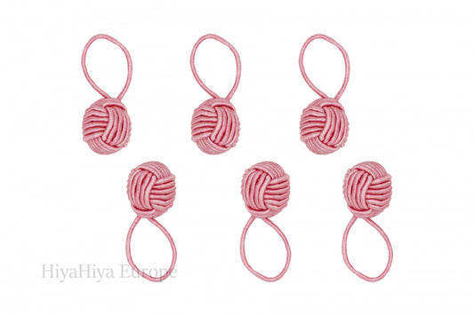 HiyaHiya Pink Yarn Ball Stitch Markers - Pampering Shop