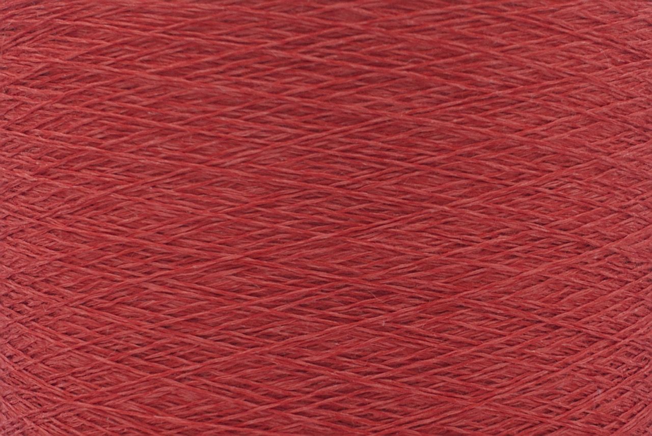  ITO Asa very fine and precious linen yarn, 080, Red, comp: 72% Linen, 18% Cotton, 10% Silk
