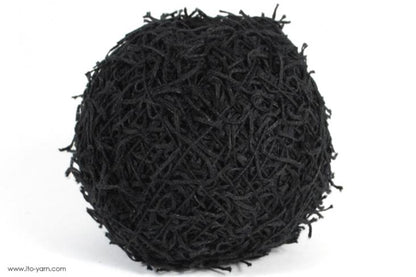 ITO MASAKI Parsley special cotton chenille yarn, 81, Black, comp: 100% Wool   