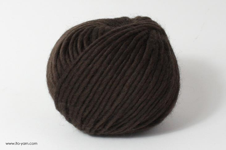 ITO MASAKI Biidama soft roving yarn, 33, Brown, comp: 100% Wool   