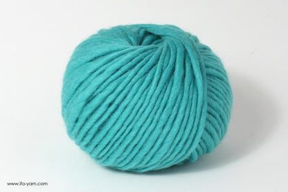 ITO MASAKI Biidama soft roving yarn, 52, Turquoise, comp: 100% Wool   
