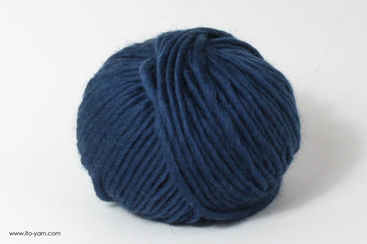 ITO MASAKI Biidama soft roving yarn, 53, D-Blue, comp: 100% Wool   