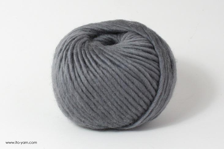 ITO MASAKI Biidama soft roving yarn, 72, Gray, comp: 100% Wool   