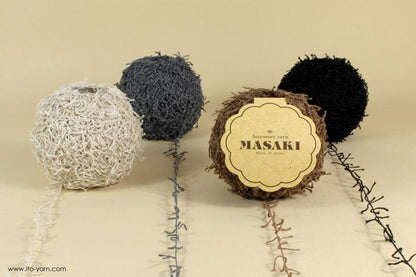 ITO MASAKI Parsley special cotton chenille yarn - comp: 100% Wool    