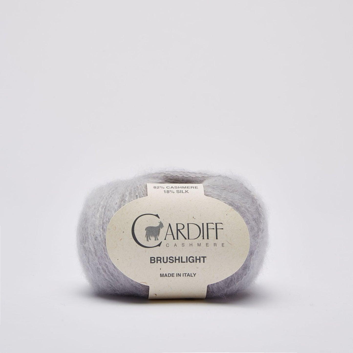 Cardiff BRUSHLIGHT gentle yarn, 104, POMICE, comp: 82% Cashmere, 18% Silk