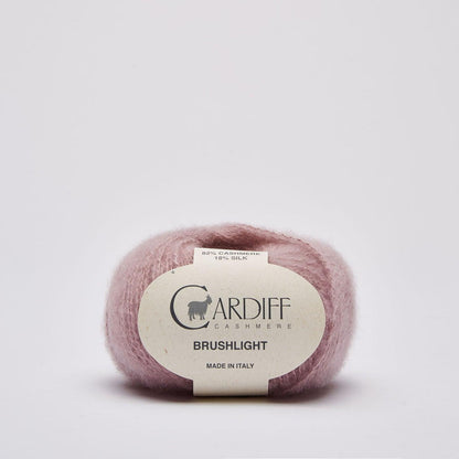 Cardiff BRUSHLIGHT gentle yarn, 106, MUJI, comp: 82% Cashmere, 18% Silk