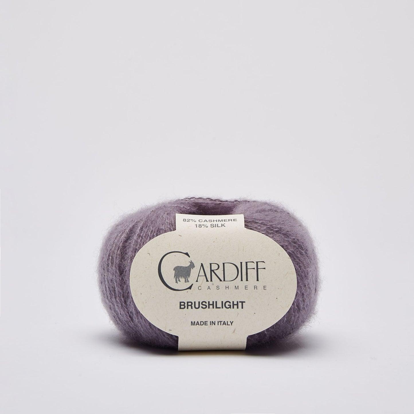 Cardiff BRUSHLIGHT gentle yarn, 107, GOSPEL, comp: 82% Cashmere, 18% Silk