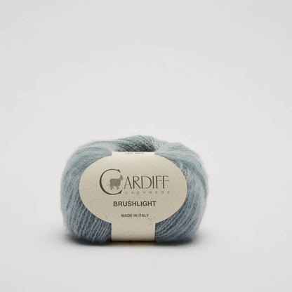 Cardiff BRUSHLIGHT gentle yarn, 119, MOSE, comp: 82% Cashmere, 18% Silk