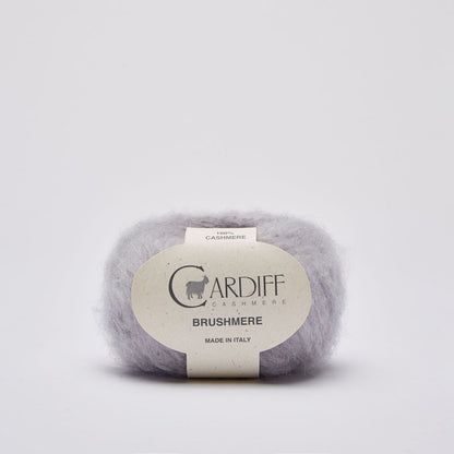 Cardiff BRUSHMERE gentle yarn, 104, POMICE, comp: 100% Cashmere