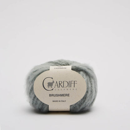 Cardiff BRUSHMERE gentle yarn, 119, MOSE, comp: 100% Cashmere