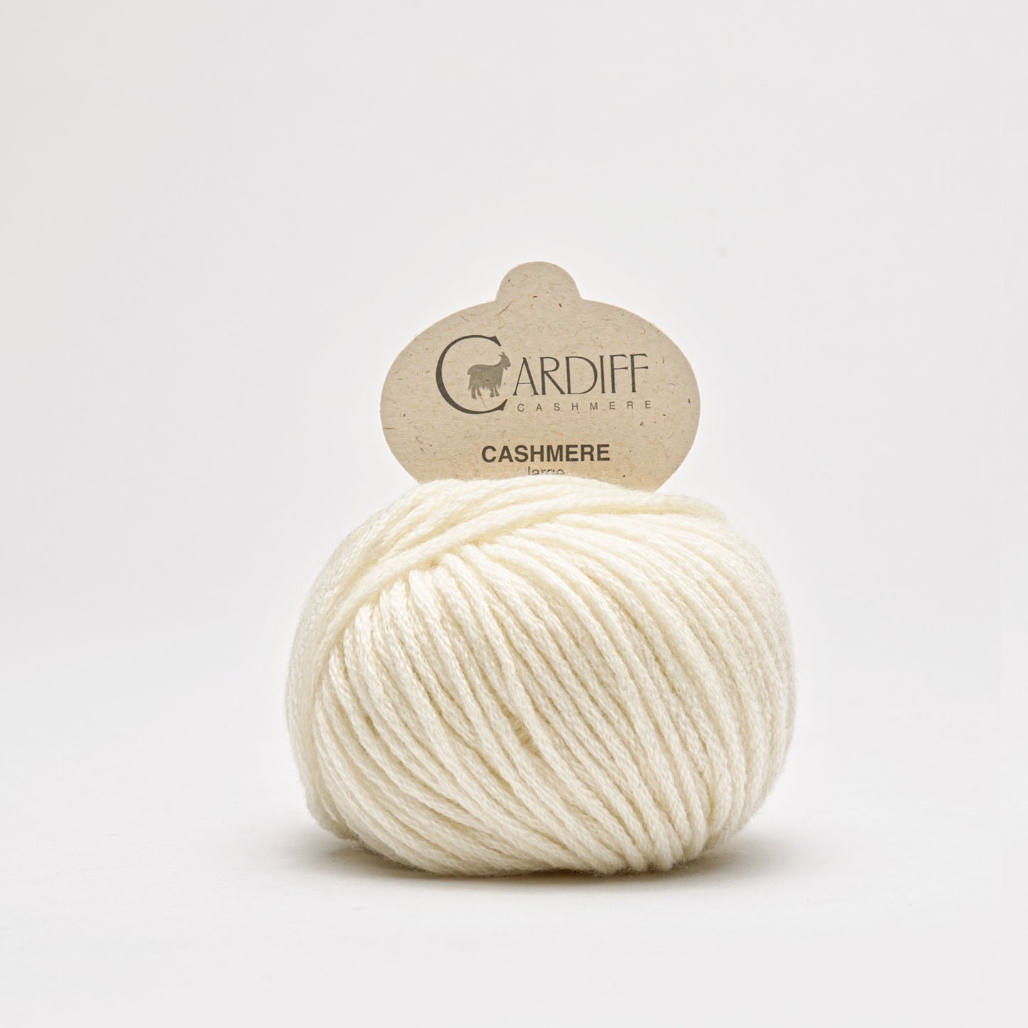 Cardiff LARGE gentle yarn, 501, NEVE, comp: 100% Cashmere