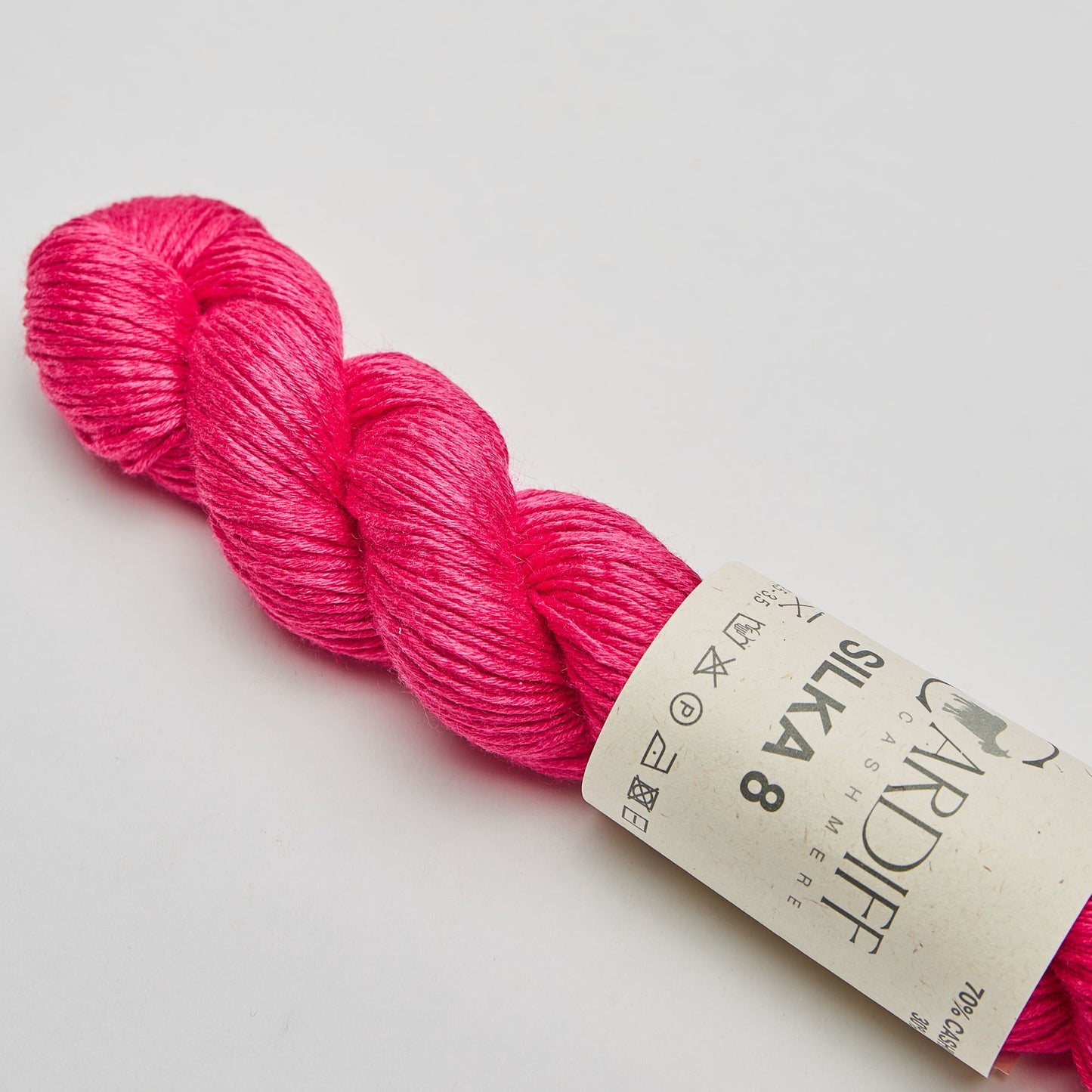 Cardiff SILKA 8 gentle yarn, 08, SAKURA, comp: 70% Cashmere, 30% Silk