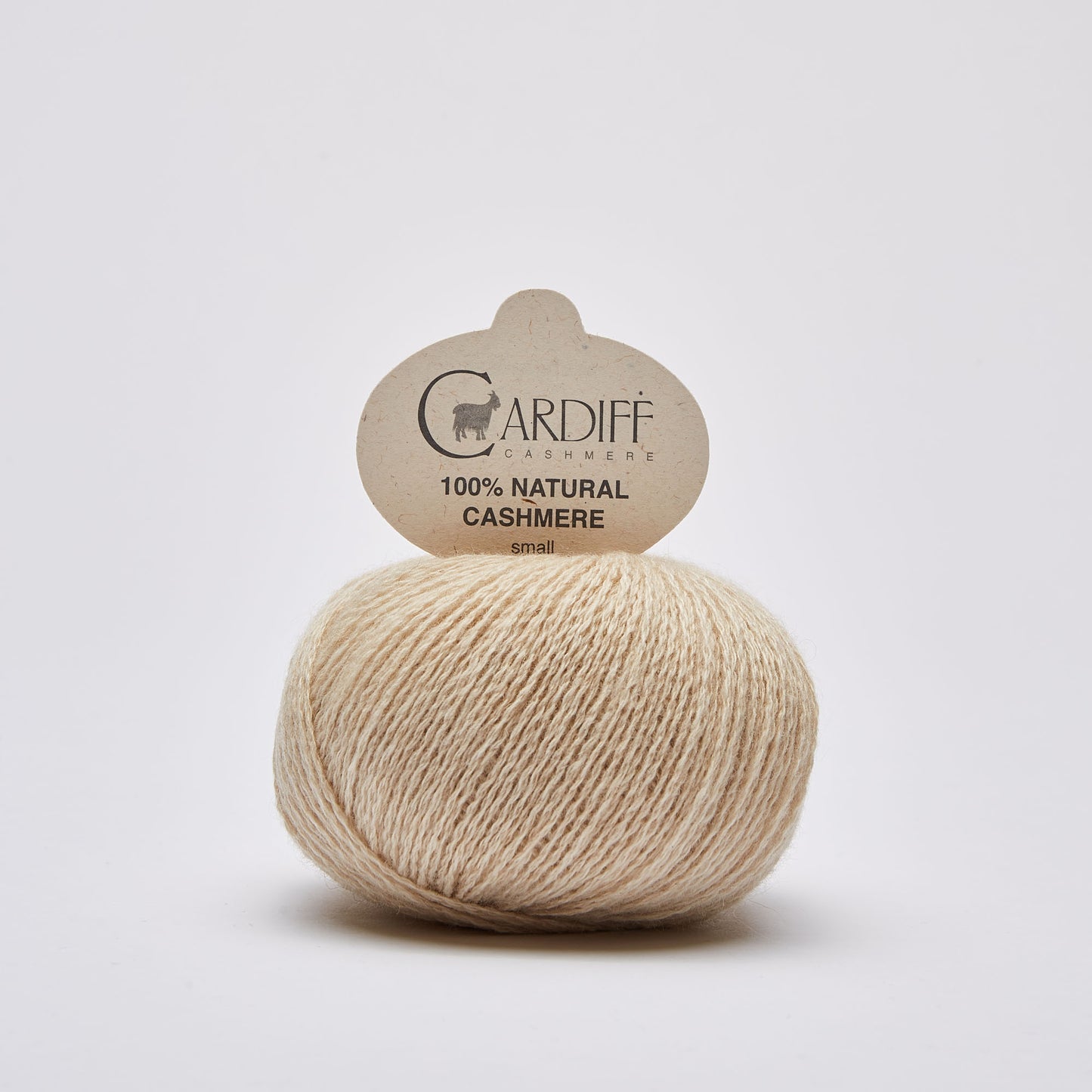 Cardiff SMALL gentle yarn, 509, SILVER, comp: 100% Cashmere