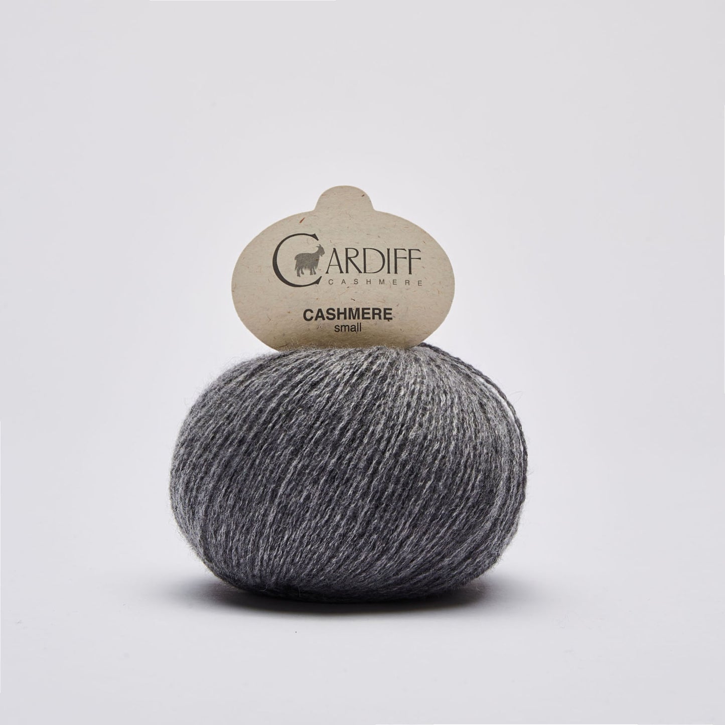 Cardiff SMALL gentle yarn, 519, FUMO, comp: 100% Cashmere