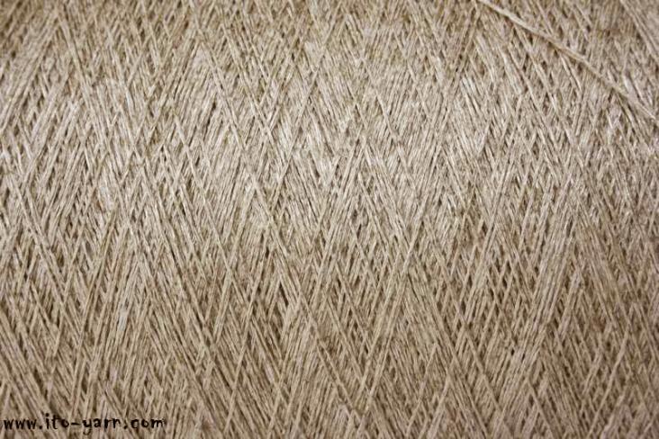 ITO Asa very fine and precious linen yarn, 056, Beige, comp: 72% Linen, 18% Cotton, 10% Silk