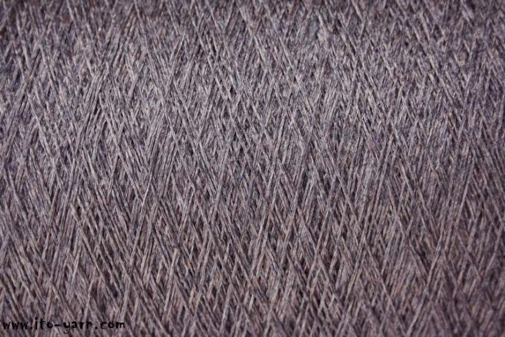 ITO Asa very fine and precious linen yarn, 058, Brown, comp: 72% Linen, 18% Cotton, 10% Silk