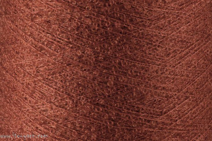 ITO Awayuki small curls yarn, 463, Brick, comp: 80% Mohair, 20% Silk