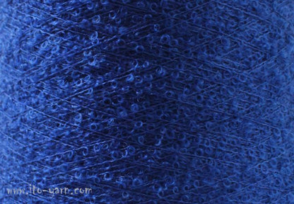 ITO Awayuki small curls yarn, 557, New Blue, comp: 80% Mohair, 20% Silk
