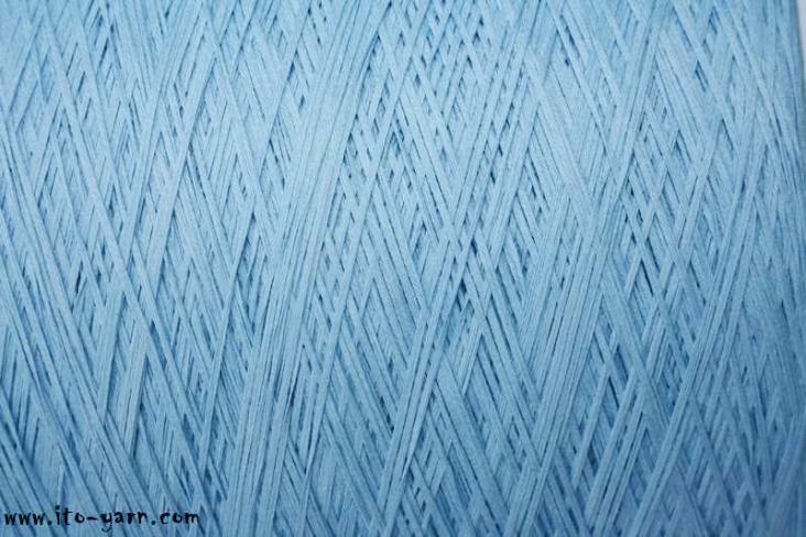 ITO Gima 8.5 uncommon appearance yarn, 016, Blue, comp: 100% Cotton