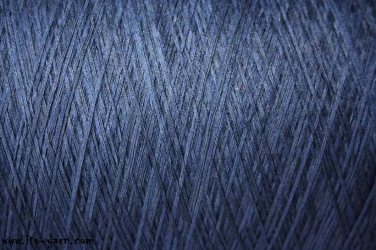 ITO Gima 8.5 uncommon appearance yarn, 017, Orient Blue, comp: 100% Cotton