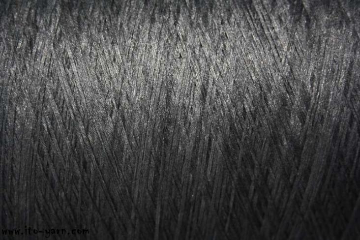 ITO Gima 8.5 uncommon appearance yarn, 039, Black, comp: 100% Cotton