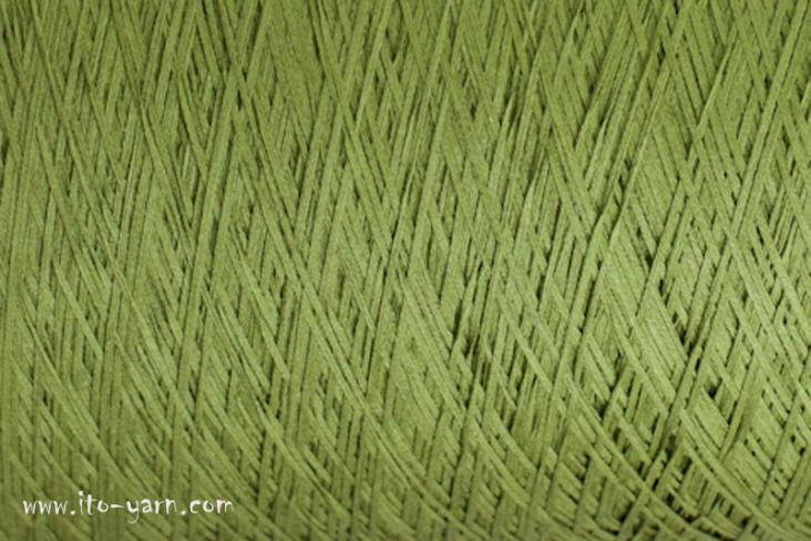 ITO Gima 8.5 uncommon appearance yarn, 406, Cam Green, comp: 100% Cotton