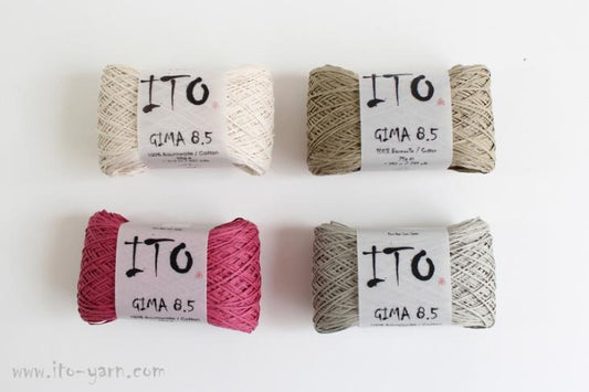ITO Gima 8.5 uncommon appearance yarn comp: 100% Cotton
