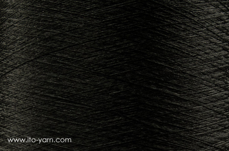 ITO Iki fine filament silk thread, 1208, Black, comp: 100% Silk
