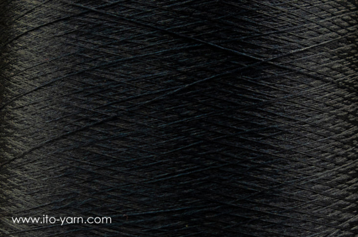 ITO Iki fine filament silk thread, 1213, Dark Navy, comp: 100% Silk