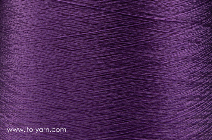 ITO Iki fine filament silk thread, 1216, Prune, comp: 100% Silk