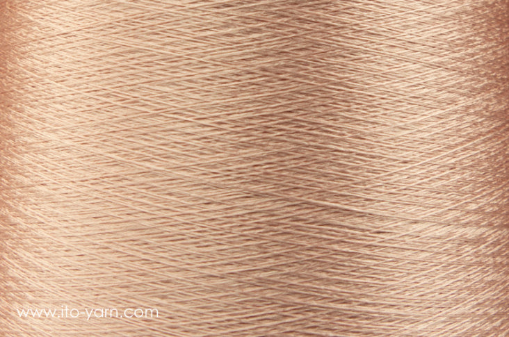ITO Iki fine filament silk thread, 1218, Pale-Blush, comp: 100% Silk