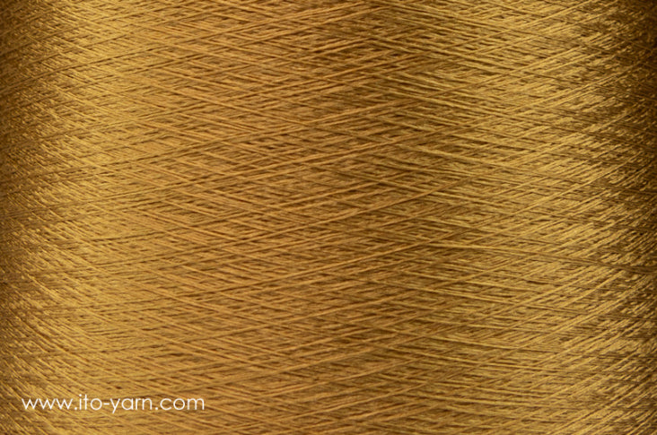 ITO Iki fine filament silk thread, 1224, Camel, comp: 100% Silk