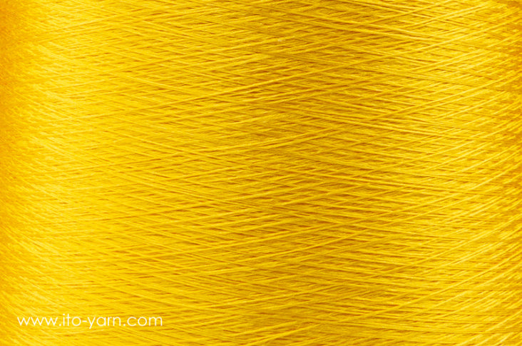 ITO Iki fine filament silk thread, 1232, Sunflower, comp: 100% Silk