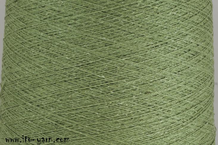 ITO Kinu silk noil yarn, 372, Lead Green, comp: 100% Silk