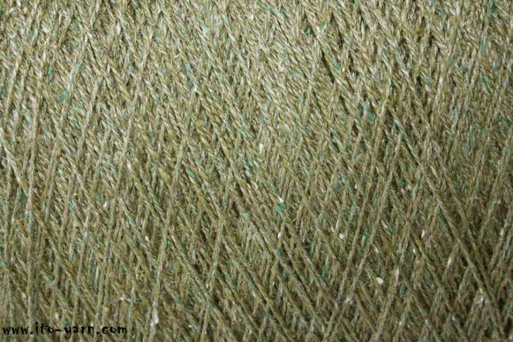 ITO Kinu silk noil yarn, 373, Cam Green, comp: 100% Silk