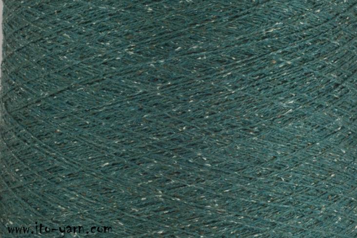 ITO Kinu silk noil yarn, 374, Pool Green, comp: 100% Silk