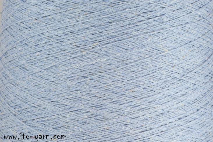 ITO Kinu silk noil yarn, 378, Salvia Blue, comp: 100% Silk