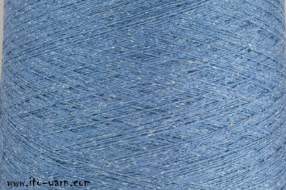 ITO Kinu silk noil yarn, 379, Iron Blue, comp: 100% Silk