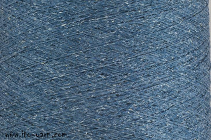 ITO Kinu silk noil yarn, 380, Denim, comp: 100% Silk