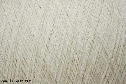 ITO Kinu silk noil yarn, 389, White, comp: 100% Silk