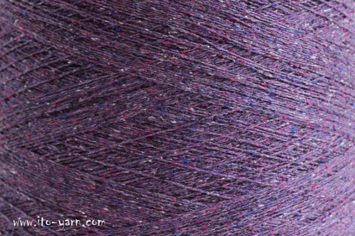 ITO Kinu silk noil yarn, 391, Violet, comp: 100% Silk