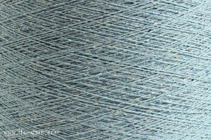 ITO Kinu silk noil yarn, 394, Aqua, comp: 100% Silk