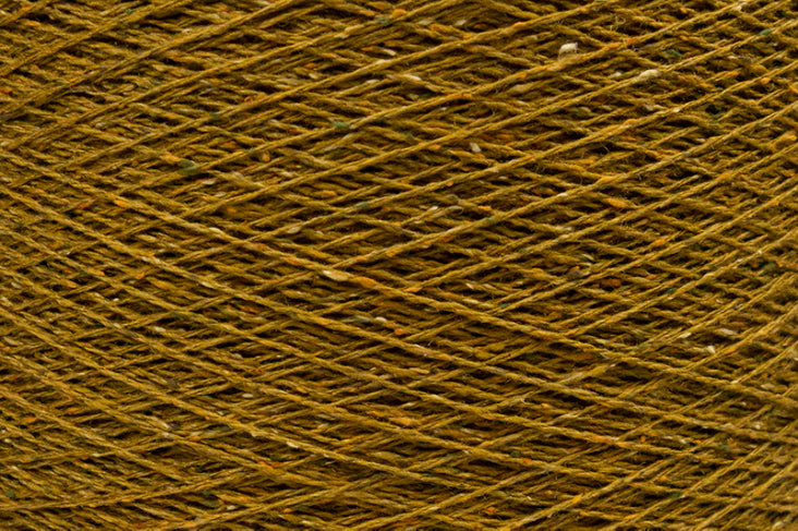 ITO Kinu silk noil yarn, 487, Mustard, comp: 100% Silk