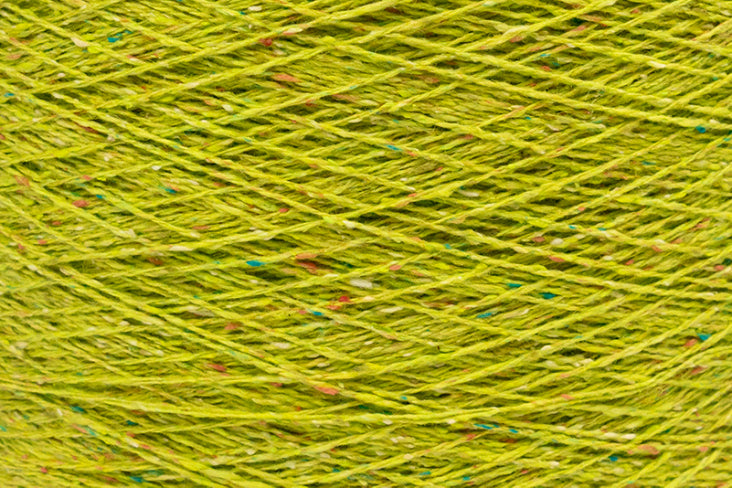 ITO Kinu silk noil yarn, 492, Lime, comp: 100% Silk