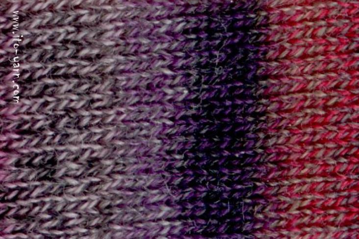 ITO Niji irregular color yarn, 257, Shades of Blue, comp: 100% Wool