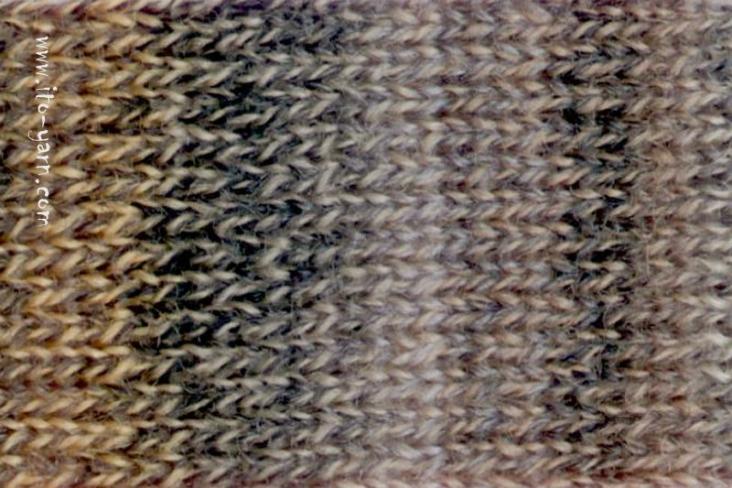 ITO Niji irregular color yarn, 416, Shades of Sand, comp: 100% Wool