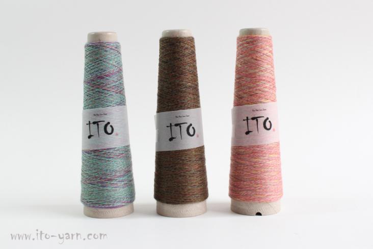 ITO Niji irregular color yarn comp: 100% Wool