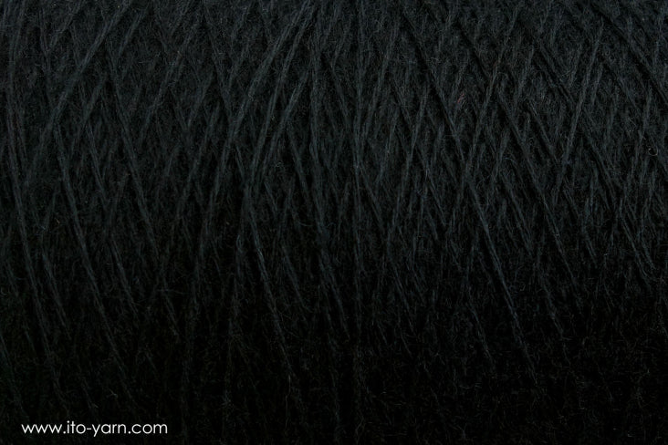 ITO Rakuda luxurious blend yarn, 640, Black, comp: 70% Wool, 30% Camel